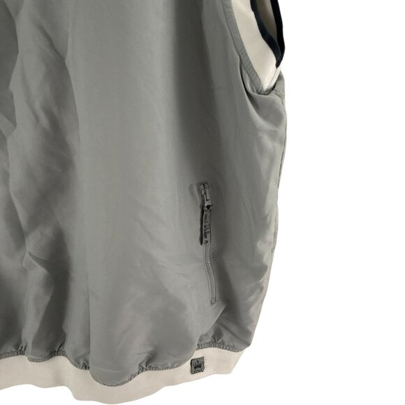 American Crown Golf Vest 2XL Gray Massachusetts Windbreaker Sleeveless - Picture 9 of 11